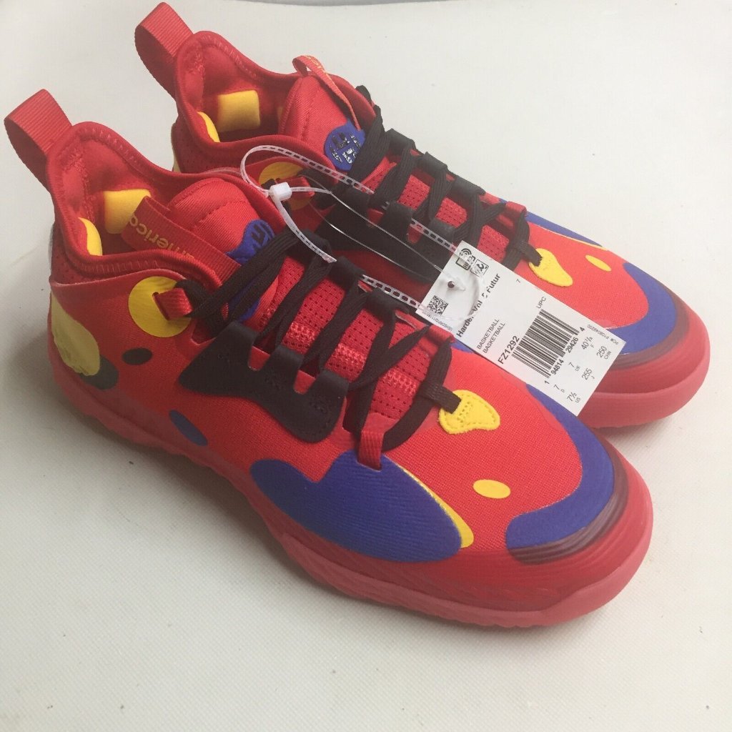 Adidas Basketball Shoes Mens Size 75 Harden Vol 5 Mcdonalds All American Fz1292 Adidas Basketball Shoes Mens Size 75 Harden Vol 5 Mcdonalds All American Fz1292